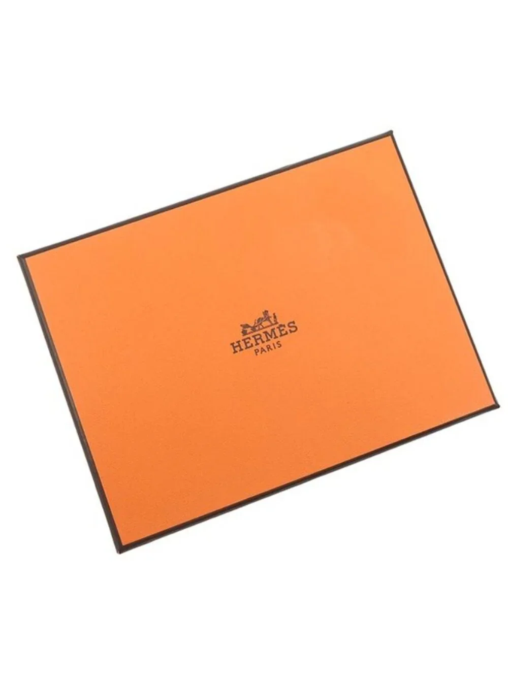 Hermes Notebook Cover Agenda GM Chevre Mysore Navy Silver